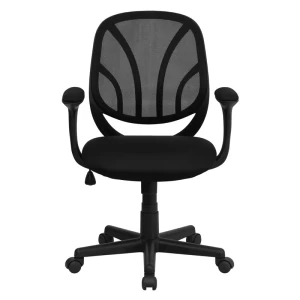 Y-GO-Chair-Mid-Back-Black-Mesh-Swivel-Task-Chair-with-Arms-by-Flash-Furniture-3